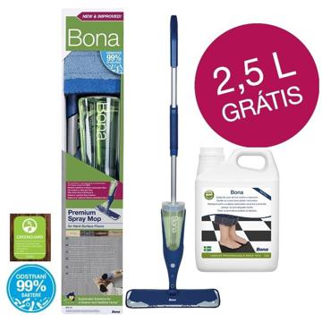 Bona Premium Spray Mop na tvrdé podlahy + 2,5 l čistič ZDARMA